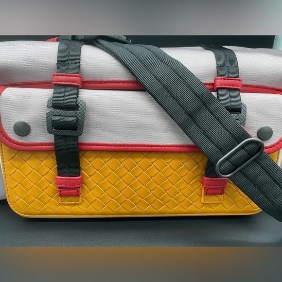 NEW Bottega Veneta Nappa Intrecciato Leather Studded Biletto Chain Crossbody - Picture 3 of 12